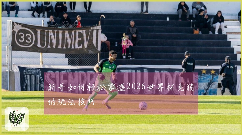 新手如何轻松掌握2026世界杯竞猜的玩法技巧